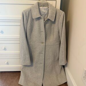 J. Crew Women's Light Gray Trench Coat